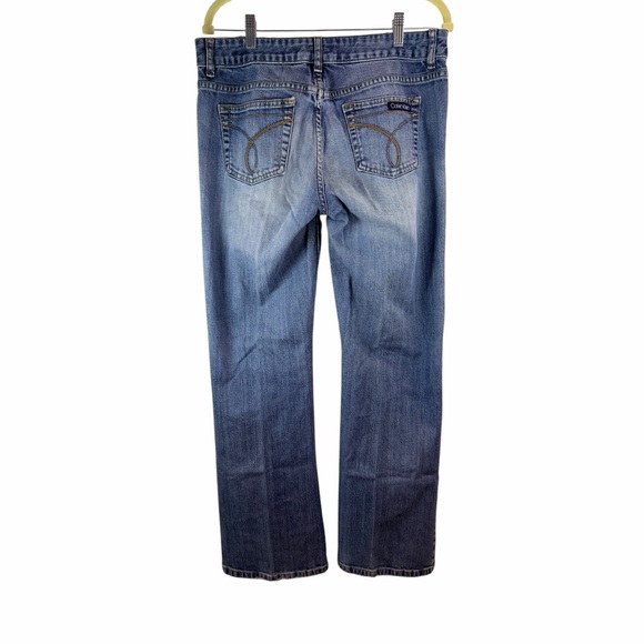 Calvin Klein Straight Leg Jeans Medium Wash SZ 30/10 - Picture 3 of 8